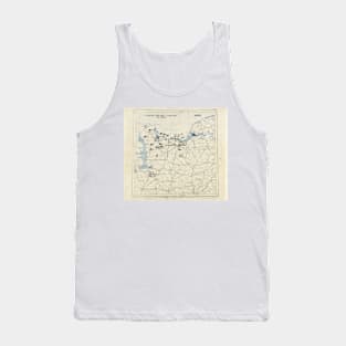 Normandy campaign map, 1944 (C026/8911) Tank Top